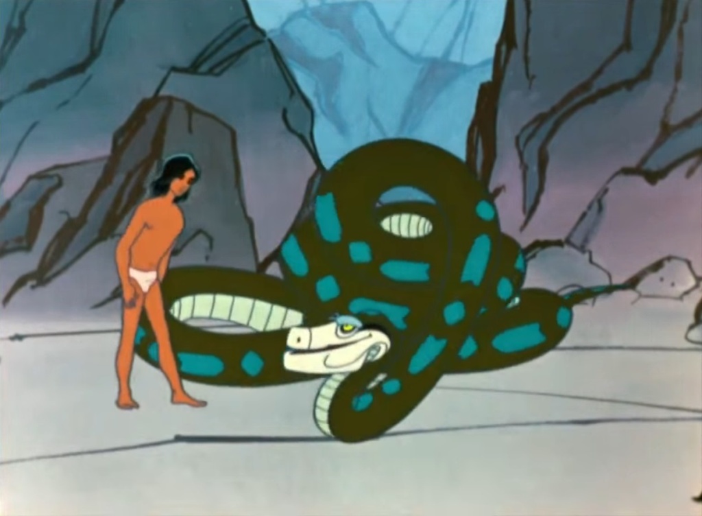 Кадр из советского мультфильма «Маугли» (1967–1971)