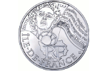 Монета «Иль-де-Франс» с портретом Эдит Пиаф