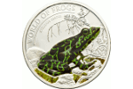 Двухдолларовый панамский арлекин из серии монет «Мир лягушек»