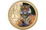 В Австралии выпустили монету <br> «Суматранский тигр» (1 доллар)