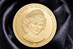 Выпущена золотая монета в память о «королеве людских сердец»