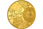Отчеканена серия монет «Собор Парижской Богоматери»