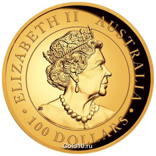 Золотая монета «Австралийский клинохвостый орел» (фото - www.perthmint.com)