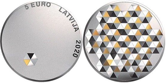 Серебряная монета Латвии с номиналом в 5 евро «Личная свобода» - Монетный двор Латвии