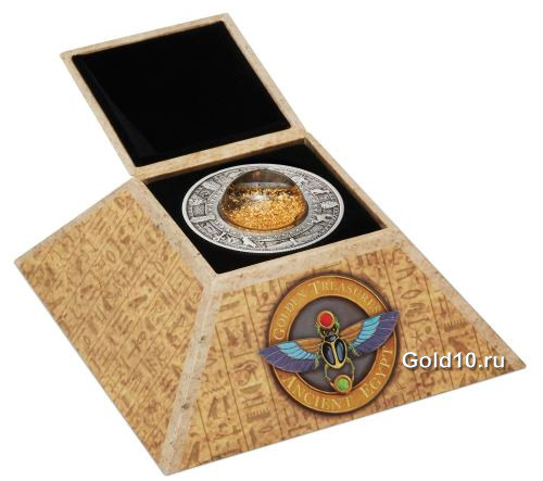 Монета «Золотые сокровища Древнего Египта» (фото - www.perthmint.com)