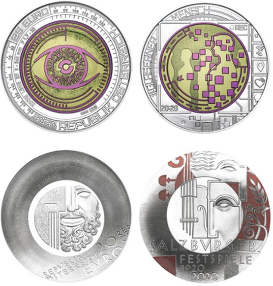 Монетный двор Австрии уже несколько лет подряд побеждает в номинациях «Биметаллическая монета», «Золотая монета»