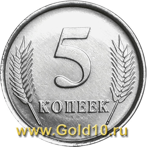 Монета номиналом 5 копеек 2019 г. (фото - cbpmr.net)